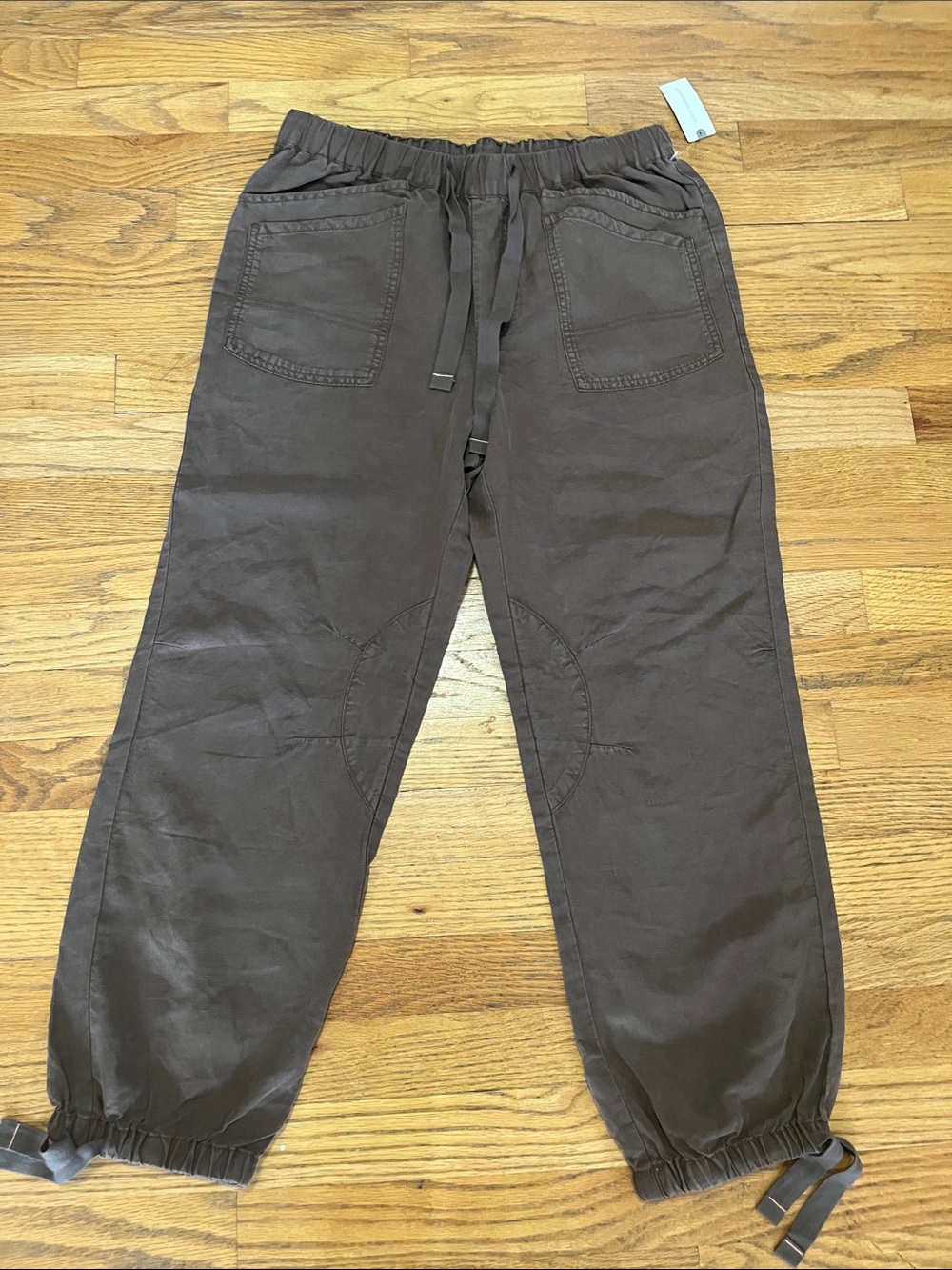 Pilcro nomad Drawstring Cargo Jogger Pants - Brown xs new